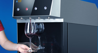 Quickly&easily dispense wine per demand